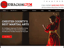 Tablet Screenshot of dragongym.com